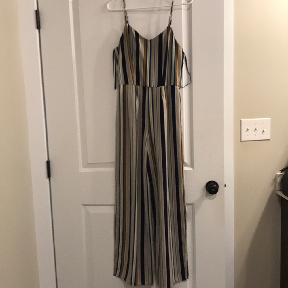 Striped jumpsuit